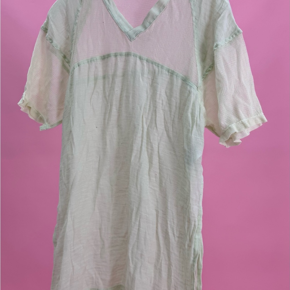 Silence + Noise Sheer Green Swim Coverup